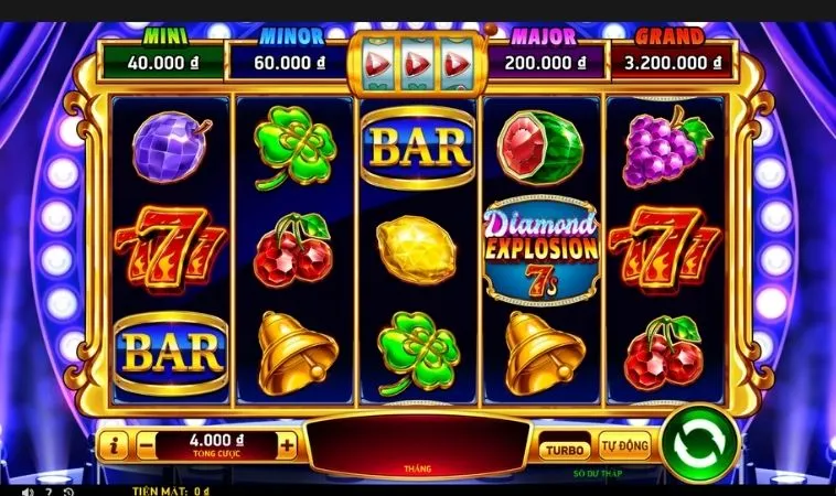 Giao diện chơi Nổ Hũ Kim Cương Loto188