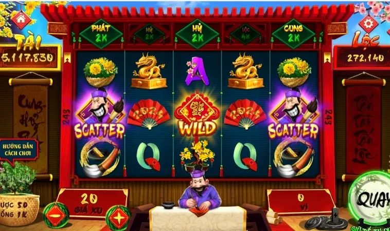Các biểu tượng trong game Quay Nổ Hũ Ông Đồ Loto188