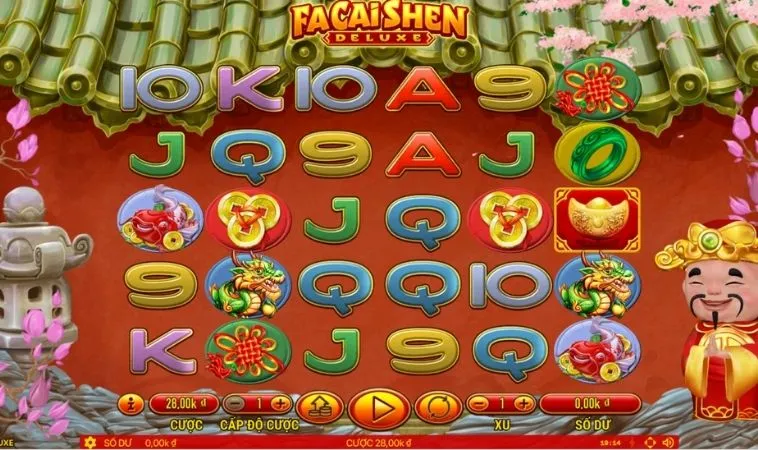 Giao diện chơi Nổ Hũ Thần Tài Loto188